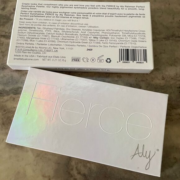 Limelife by Alcone Fierce Eyeshadow Palette new black glamour makeup - Picture 3 of 7